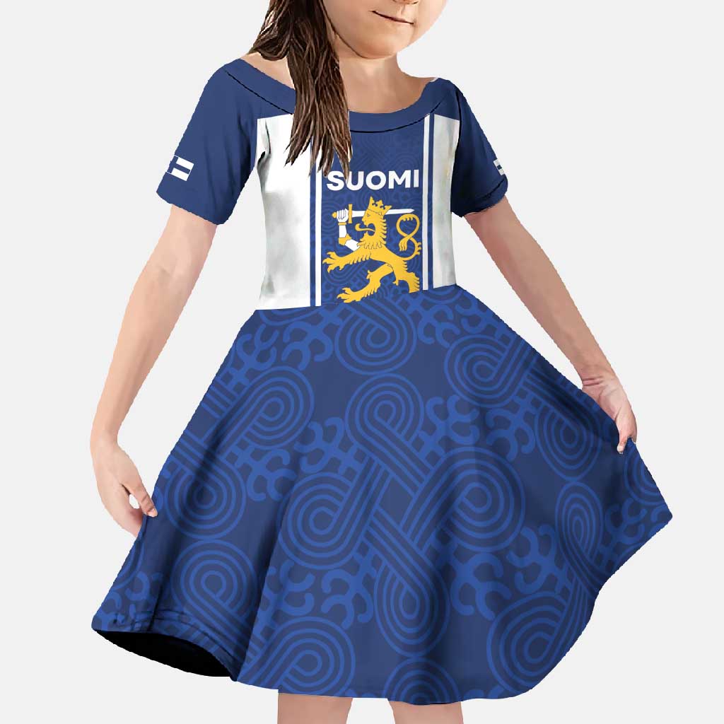 Personalized Finland Suomi Lion Family Matching Summer Maxi Dress and Hawaiian Shirt Pride Of The North - Wonder Print Shop