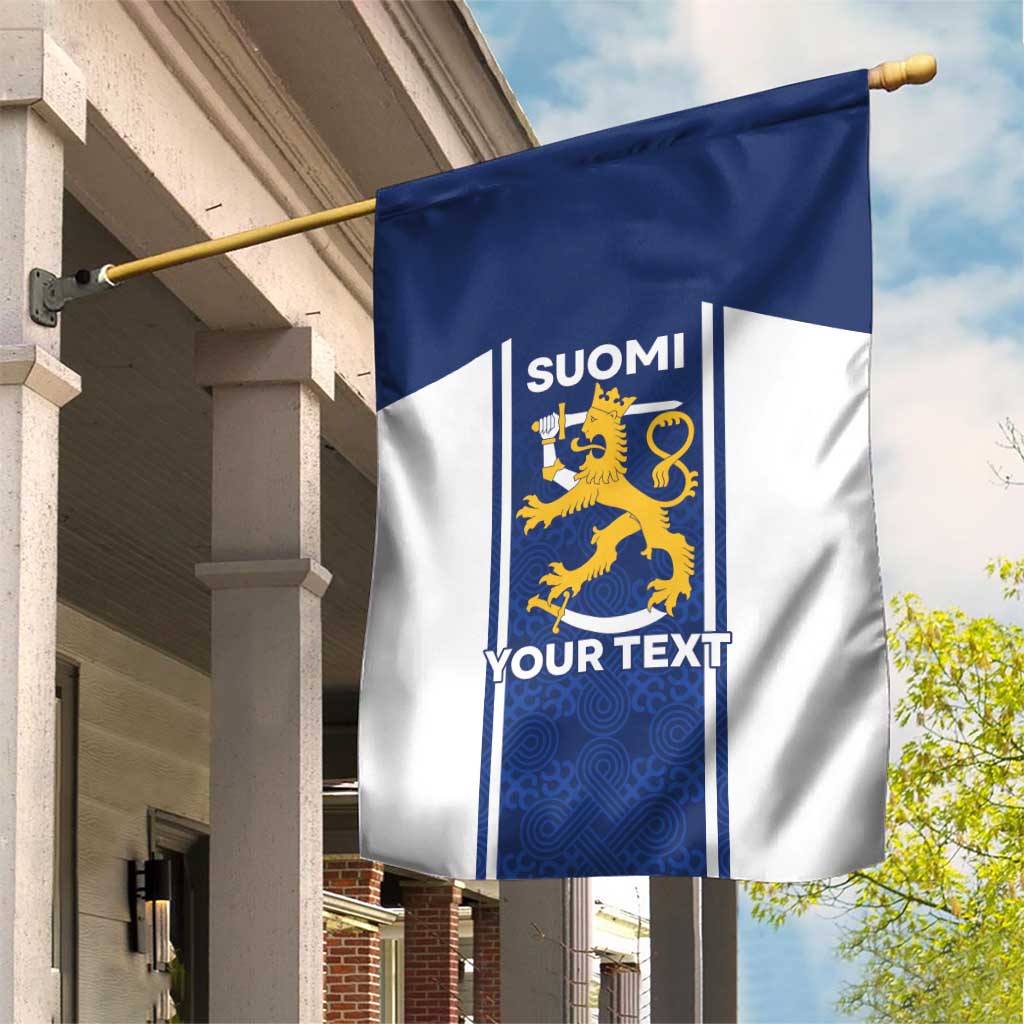 Personalized Finland Suomi Lion Garden Flag Pride Of The North - Wonder Print Shop