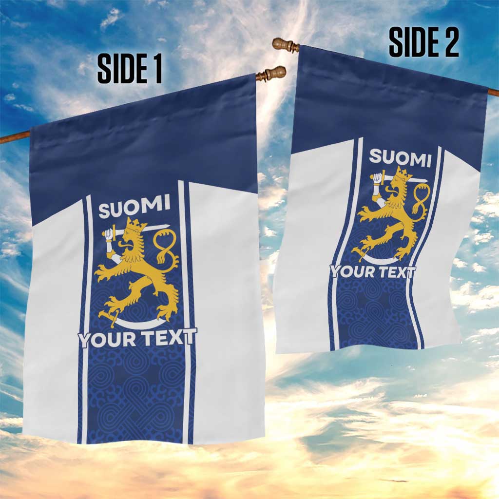 Personalized Finland Suomi Lion Garden Flag Pride Of The North - Wonder Print Shop