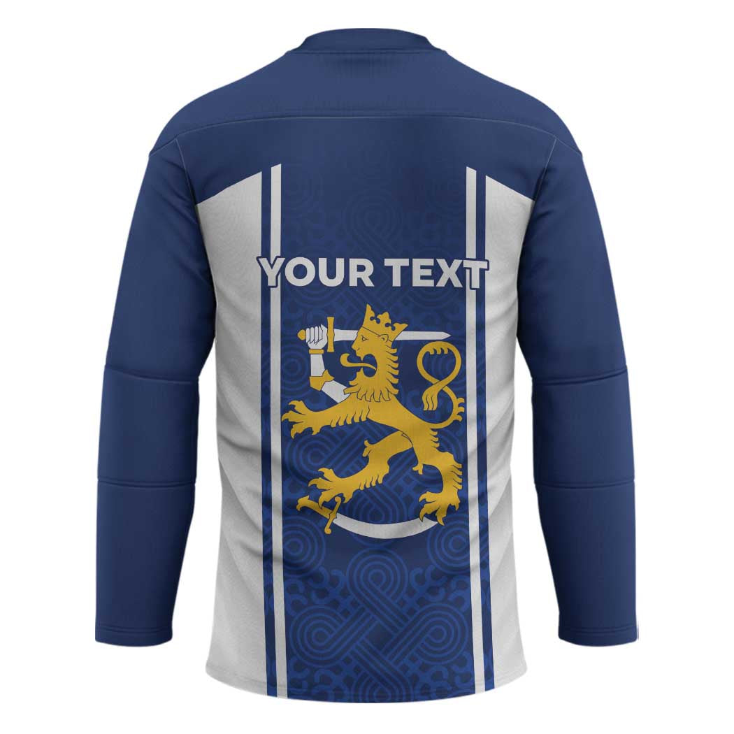 Personalized Finland Suomi Lion Hockey Jersey Pride Of The North - Wonder Print Shop