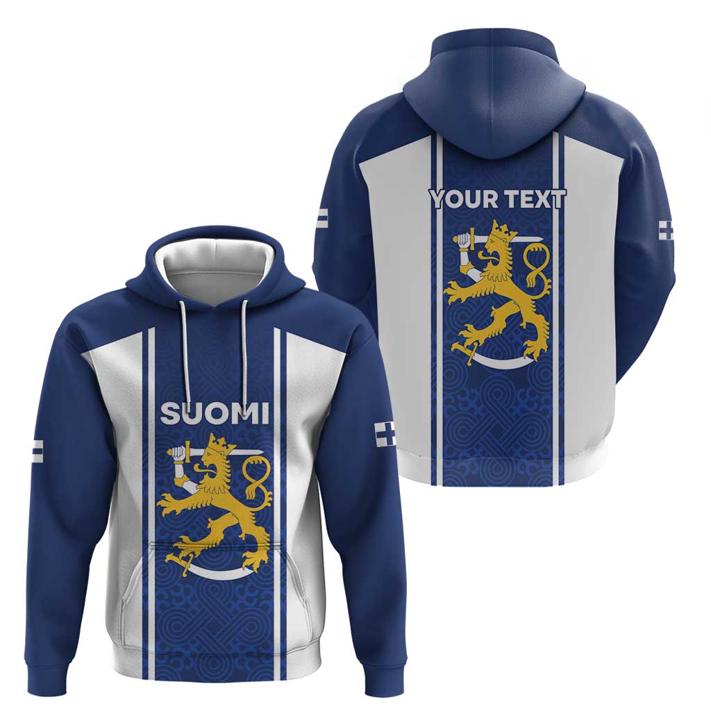Personalized Finland Suomi Lion Hoodie Pride Of The North - Wonder Print Shop