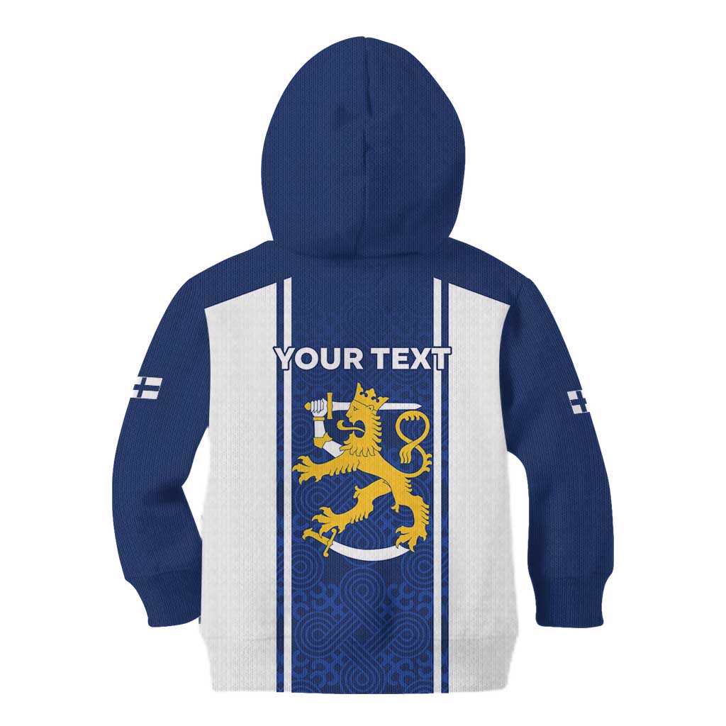 Personalized Finland Suomi Lion Kid Hoodie Pride Of The North - Wonder Print Shop
