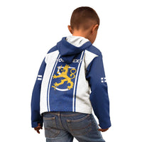 Personalized Finland Suomi Lion Kid Hoodie Pride Of The North - Wonder Print Shop