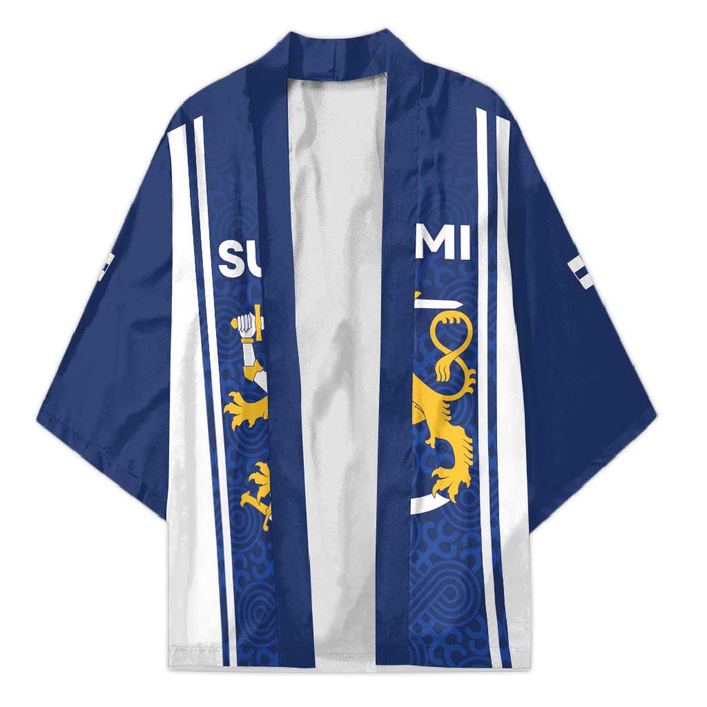Personalized Finland Suomi Lion Kimono Pride Of The North - Wonder Print Shop