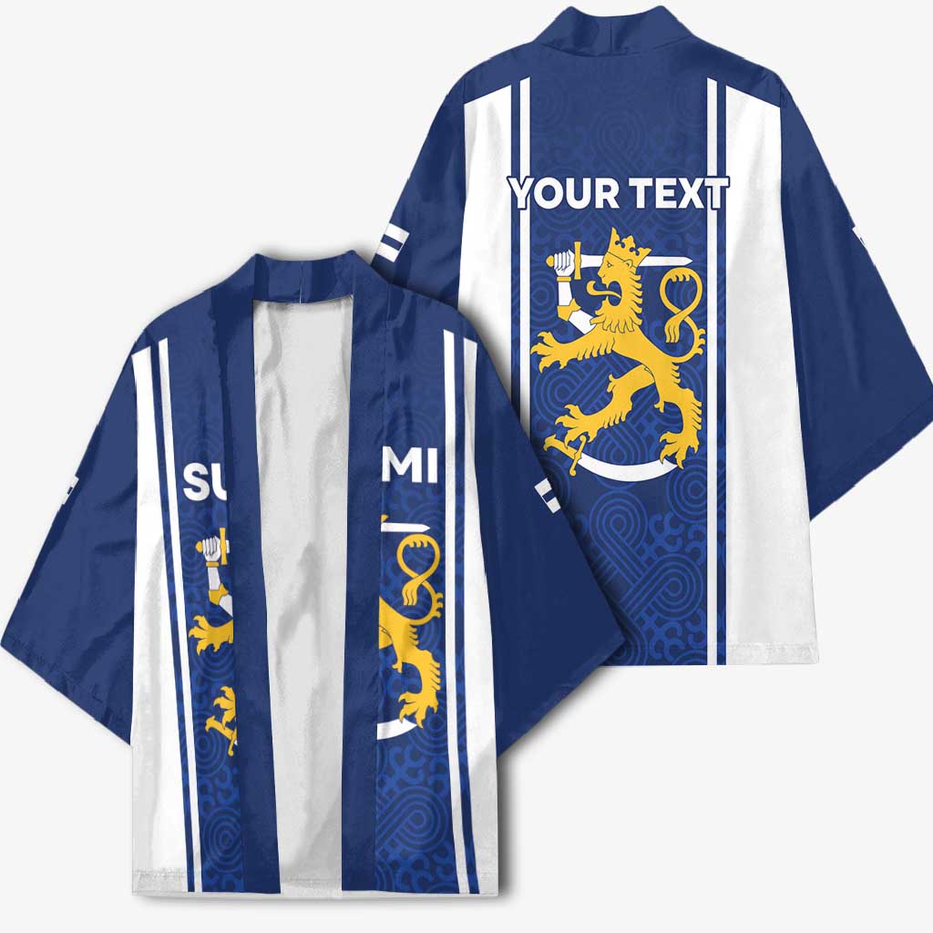 Personalized Finland Suomi Lion Kimono Pride Of The North - Wonder Print Shop