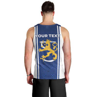 Personalized Finland Suomi Lion Men Tank Top Pride Of The North - Wonder Print Shop