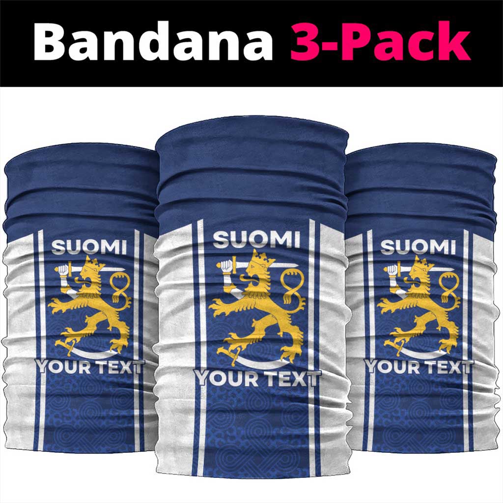 Personalized Finland Suomi Lion Neck Gaiter Pride Of The North - Wonder Print Shop