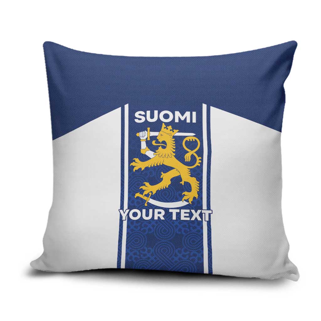 Personalized Finland Suomi Lion Pillow Cover Pride Of The North - Wonder Print Shop