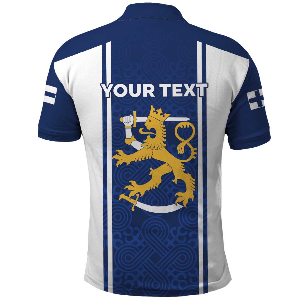 Personalized Finland Suomi Lion Polo Shirt Pride Of The North - Wonder Print Shop