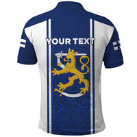 Personalized Finland Suomi Lion Polo Shirt Pride Of The North - Wonder Print Shop