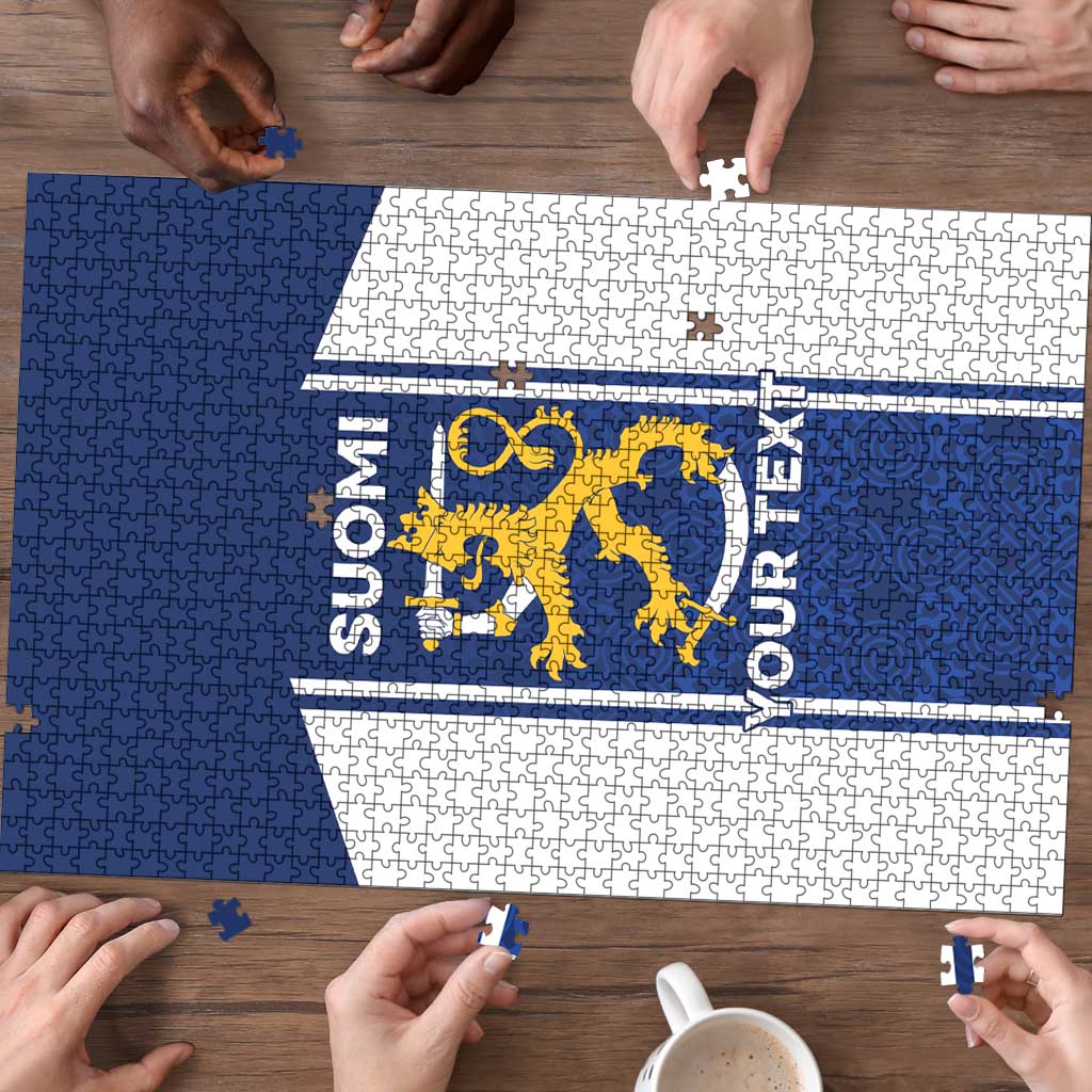 Personalized Finland Suomi Lion Puzzle Pride Of The North - Wonder Print Shop