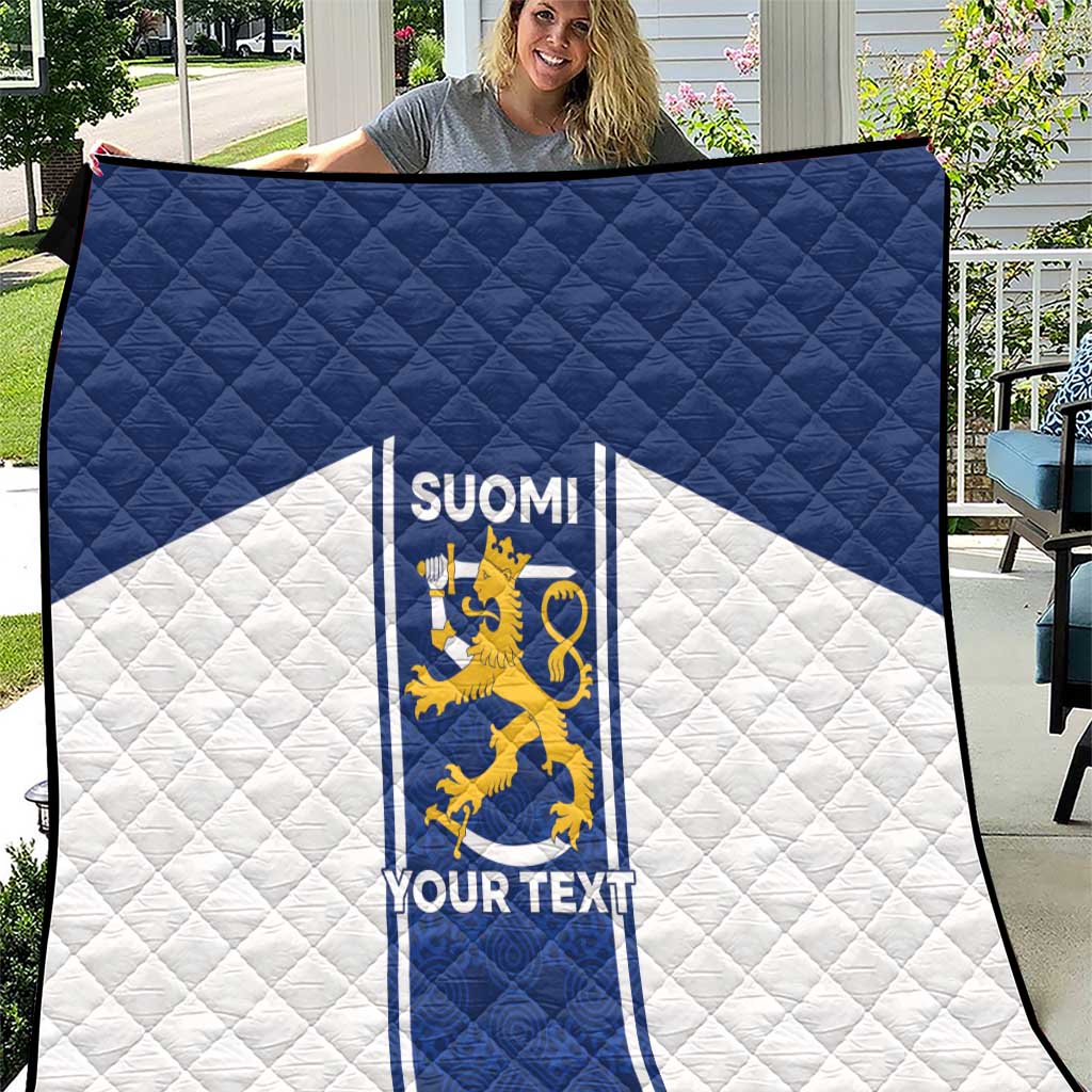 Personalized Finland Suomi Lion Quilt Pride Of The North - Wonder Print Shop