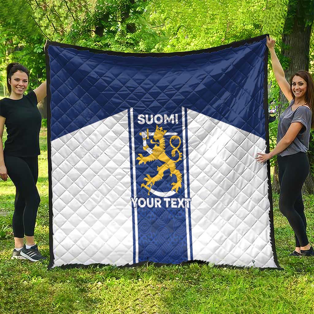 Personalized Finland Suomi Lion Quilt Pride Of The North - Wonder Print Shop