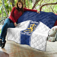 Personalized Finland Suomi Lion Quilt Pride Of The North - Wonder Print Shop
