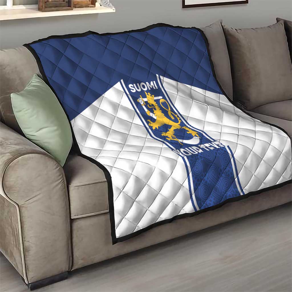 Personalized Finland Suomi Lion Quilt Pride Of The North - Wonder Print Shop