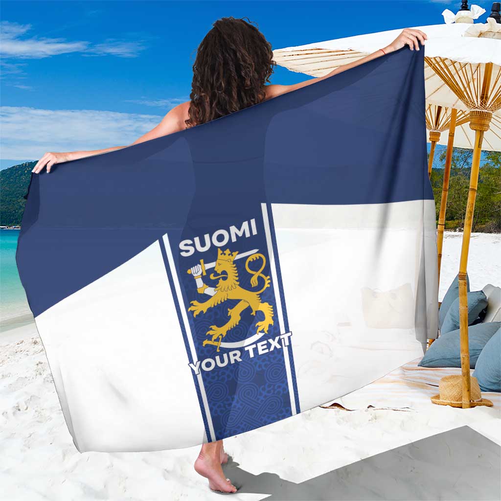 Personalized Finland Suomi Lion Sarong Pride Of The North - Wonder Print Shop