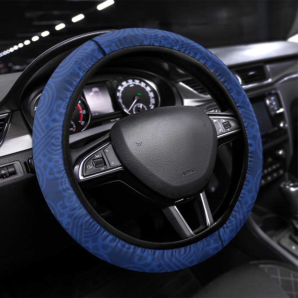 Finland Suomi Lion Steering Wheel Cover Pride Of The North - Wonder Print Shop