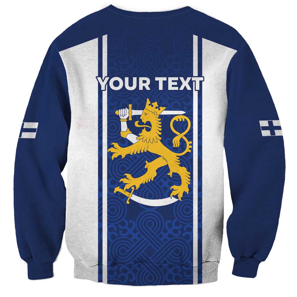 Personalized Finland Suomi Lion Sweatshirt Pride Of The North - Wonder Print Shop