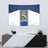Personalized Finland Suomi Lion Tapestry Pride Of The North - Wonder Print Shop