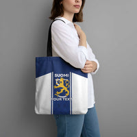 Personalized Finland Suomi Lion Tote Bag Pride Of The North - Wonder Print Shop