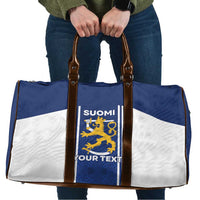 Personalized Finland Suomi Lion Travel Bag Pride Of The North - Wonder Print Shop