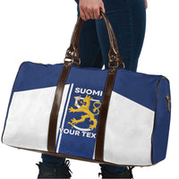 Personalized Finland Suomi Lion Travel Bag Pride Of The North - Wonder Print Shop