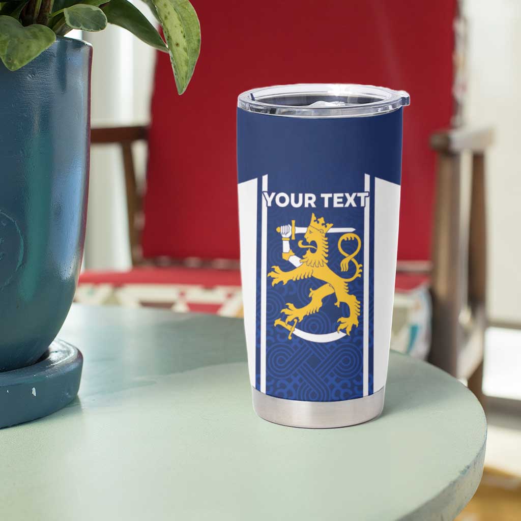 Personalized Finland Suomi Lion Tumbler Cup Pride Of The North - Wonder Print Shop