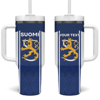 Personalized Finland Suomi Lion Tumbler With Handle Pride Of The North - Wonder Print Shop