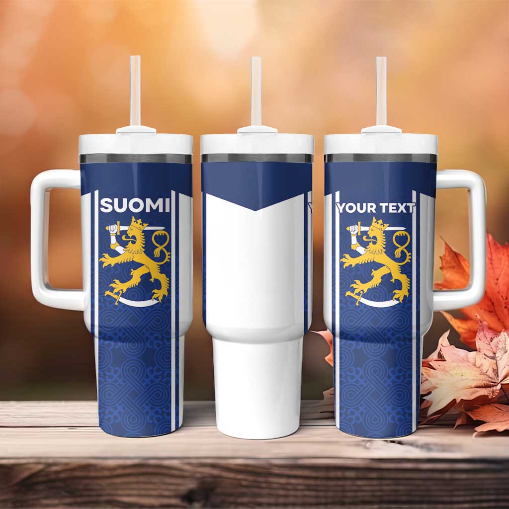 Personalized Finland Suomi Lion Tumbler With Handle Pride Of The North - Wonder Print Shop