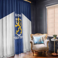 Personalized Finland Suomi Lion Window Curtain Pride Of The North - Wonder Print Shop