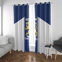 Personalized Finland Suomi Lion Window Curtain Pride Of The North - Wonder Print Shop
