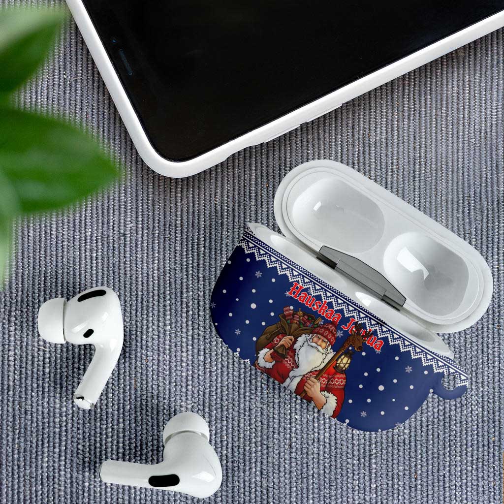 Funny Finland Christmas AirPods Case Hauskaa Joulua Joulupukki - Wonder Print Shop