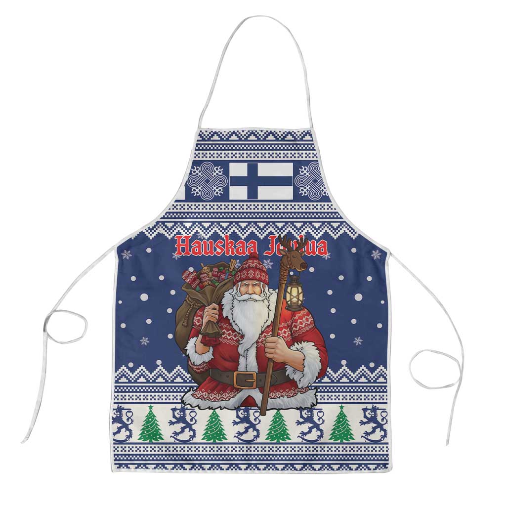 Funny Finland Christmas Apron Hauskaa Joulua Joulupukki - Wonder Print Shop