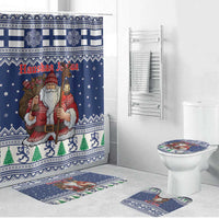 Funny Finland Christmas Bathroom Set Hauskaa Joulua Joulupukki - Wonder Print Shop