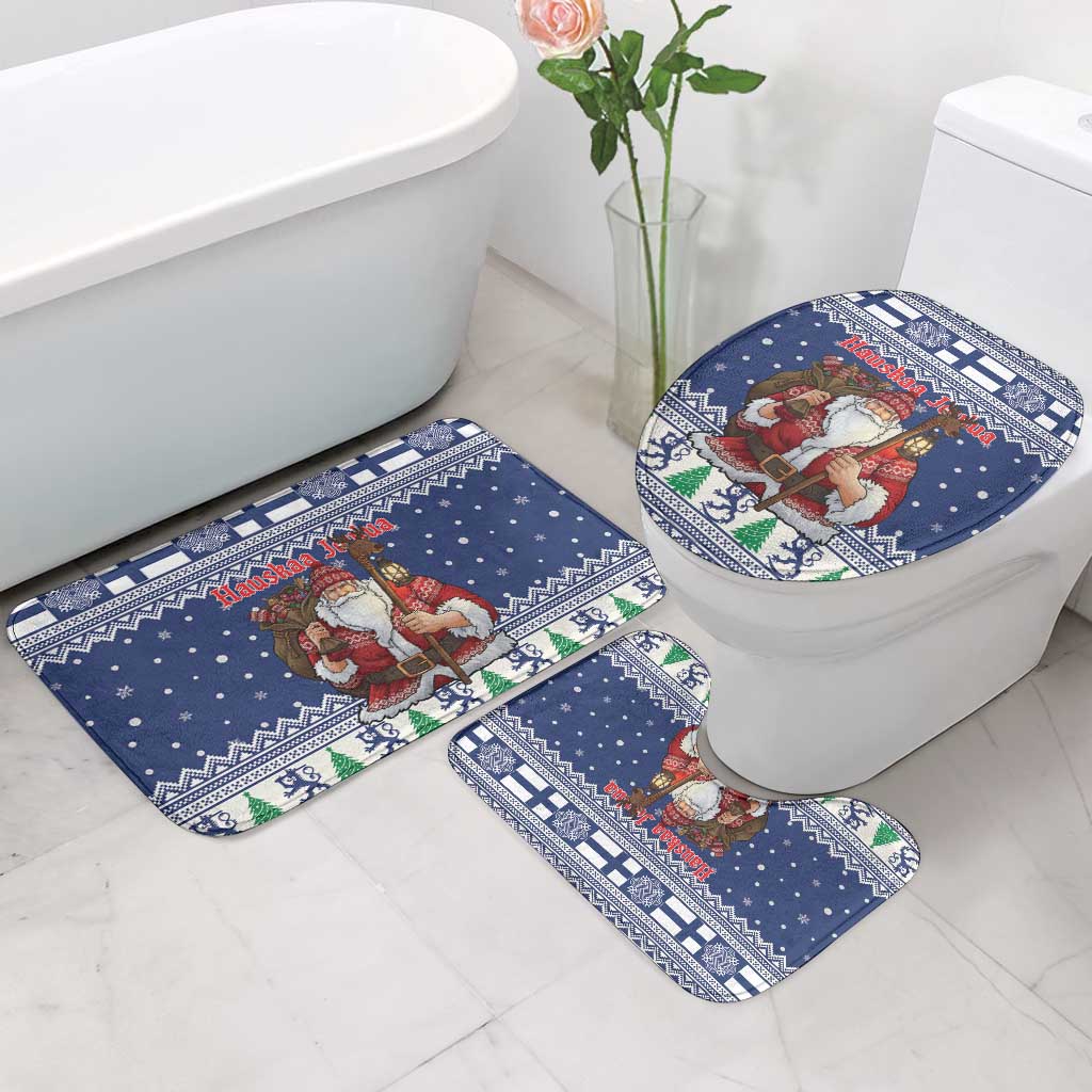Funny Finland Christmas Bathroom Set Hauskaa Joulua Joulupukki - Wonder Print Shop