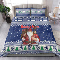 Funny Finland Christmas Bedding Set Hauskaa Joulua Joulupukki - Wonder Print Shop