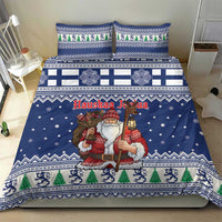 Funny Finland Christmas Bedding Set Hauskaa Joulua Joulupukki - Wonder Print Shop