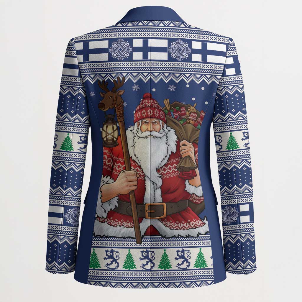 Funny Finland Christmas Blazer Hauskaa Joulua Joulupukki - Wonder Print Shop