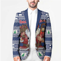 Funny Finland Christmas Blazer Hauskaa Joulua Joulupukki - Wonder Print Shop