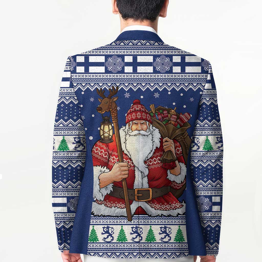 Funny Finland Christmas Blazer Hauskaa Joulua Joulupukki - Wonder Print Shop