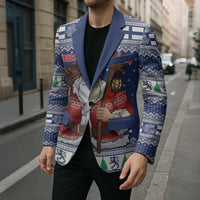 Funny Finland Christmas Blazer Hauskaa Joulua Joulupukki - Wonder Print Shop