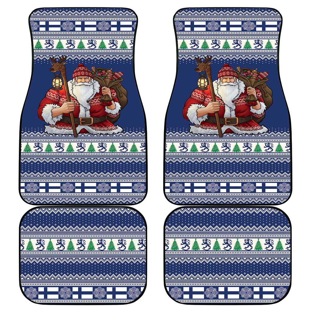 Funny Finland Christmas Car Mats Hauskaa Joulua Joulupukki - Wonder Print Shop