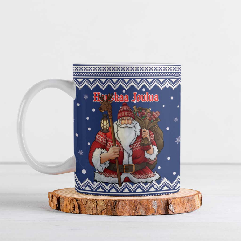 Funny Finland Christmas Ceramic Mug Hauskaa Joulua Joulupukki - Wonder Print Shop