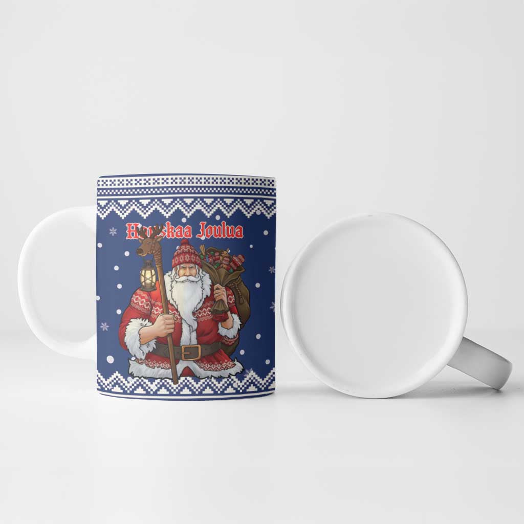 Funny Finland Christmas Ceramic Mug Hauskaa Joulua Joulupukki - Wonder Print Shop
