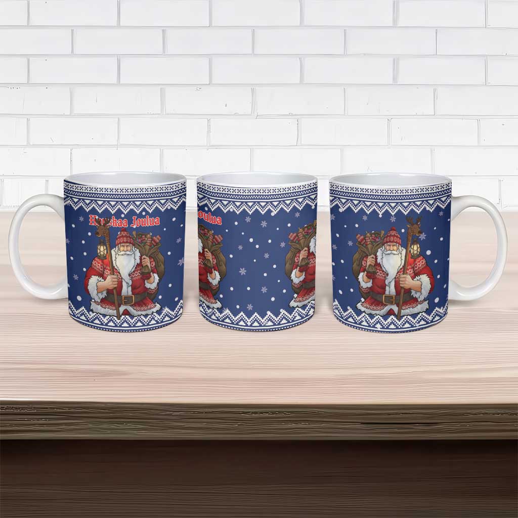 Funny Finland Christmas Ceramic Mug Hauskaa Joulua Joulupukki - Wonder Print Shop