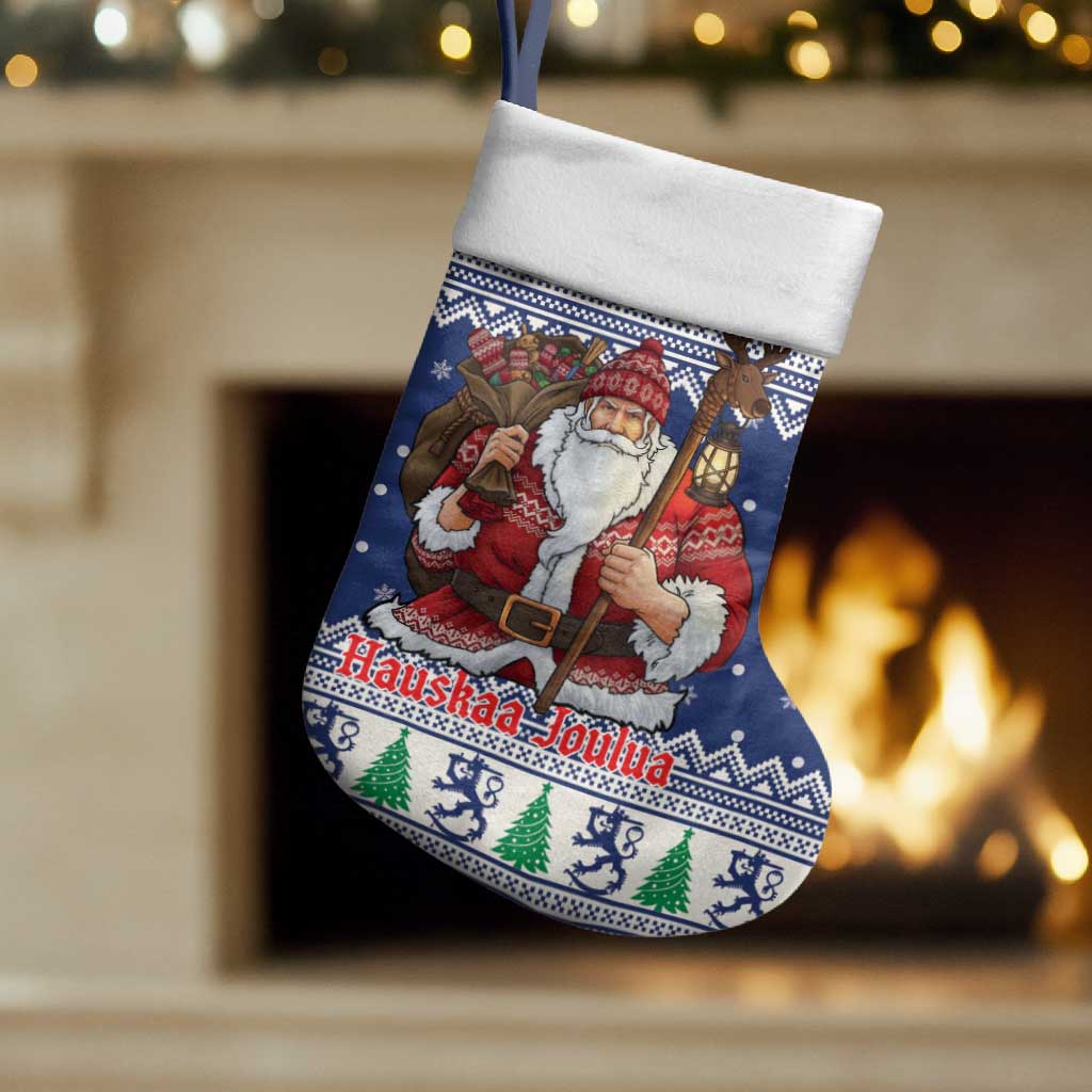 Funny Finland Christmas Stocking Hauskaa Joulua Joulupukki - Wonder Print Shop