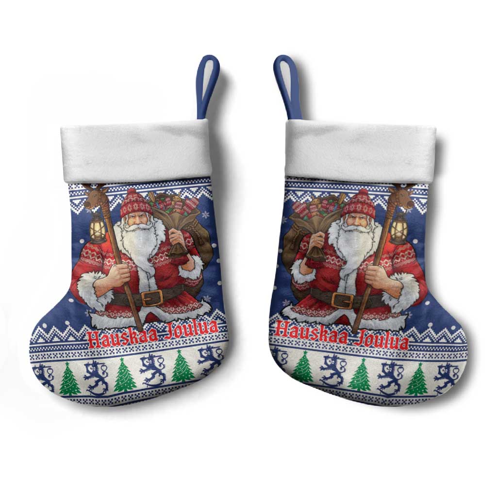 Funny Finland Christmas Stocking Hauskaa Joulua Joulupukki - Wonder Print Shop