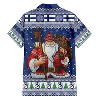 Funny Finland Christmas Family Matching Puletasi and Hawaiian Shirt Hauskaa Joulua Joulupukki - Wonder Print Shop