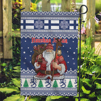 Funny Finland Christmas Garden Flag Hauskaa Joulua Joulupukki - Wonder Print Shop