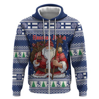 Funny Finland Christmas Hoodie Hauskaa Joulua Joulupukki - Wonder Print Shop